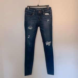 American Eagle Distressed Jegging Jeans